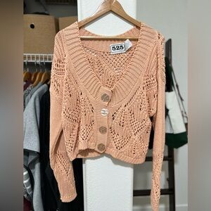 525 Made in America Crochet Cardigan